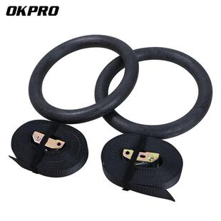 桦木榉木体操吊环体育吊环ABS健身吊环体操环健身环伽桦木吊环