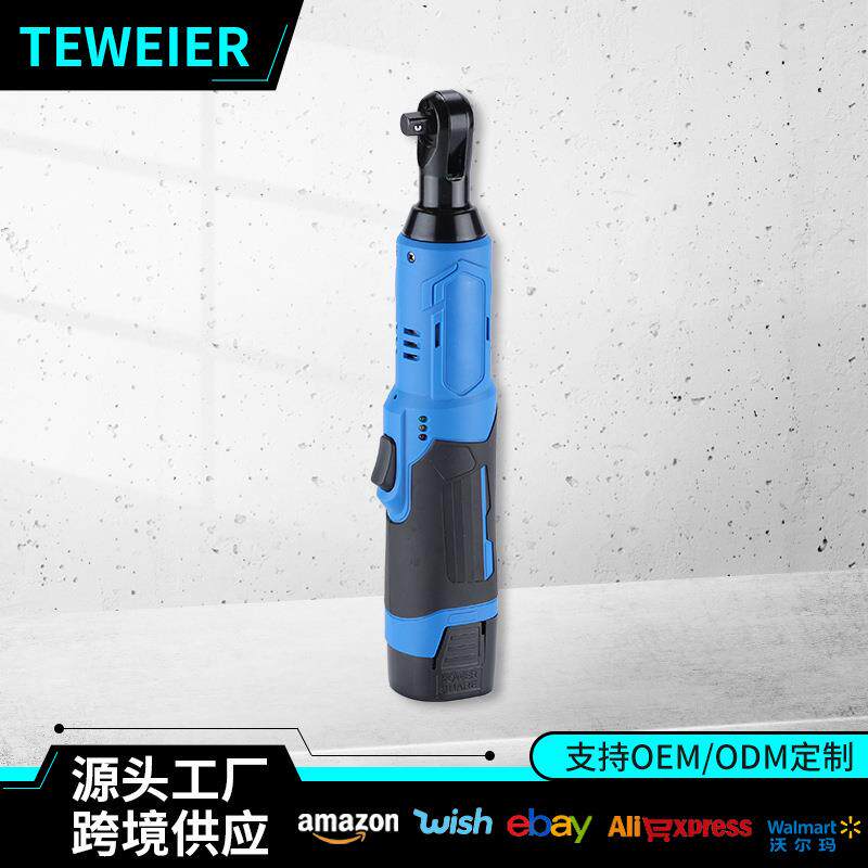 16.8v多功能电动棘轮扳手外贸充电式90度角向电动扳手套装