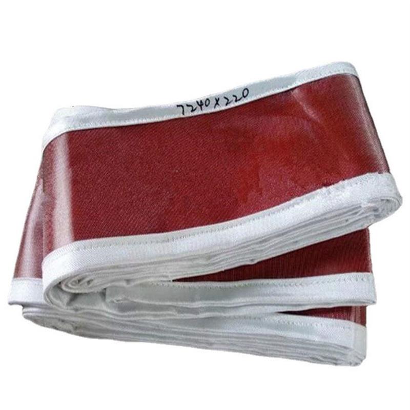 非金属蒙皮布可高温耐腐蚀非金属膨胀节脱硫圈带氟橡胶蒙皮织物布