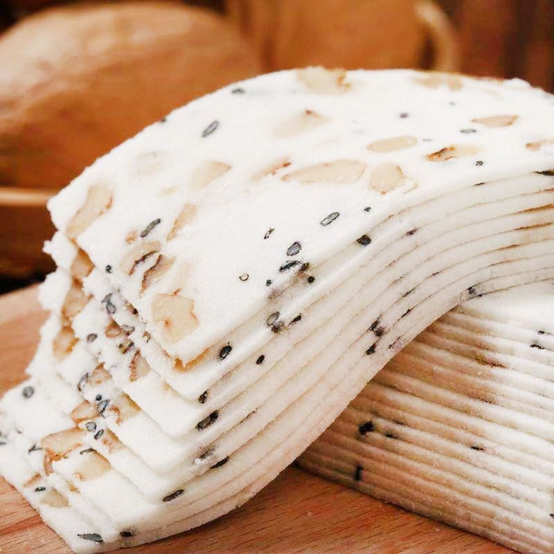 【世博会礼品】合川桃片老式糕点茯苓传统核桃云片糕片独立小包装