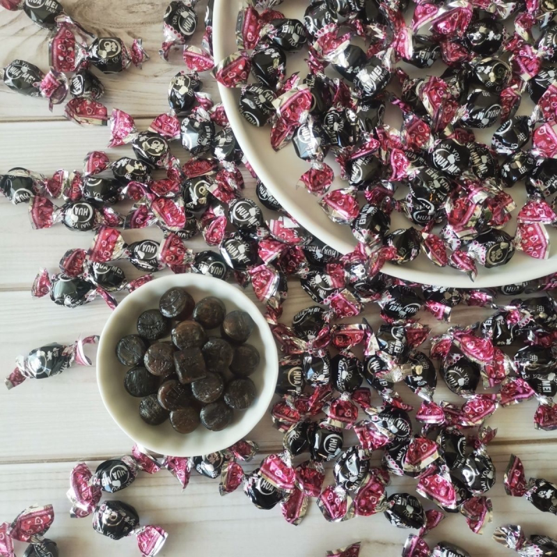 话梅千纸鹤糖果颗粒批发七彩奶油硬糖水果酸甜散装零食休闲前台