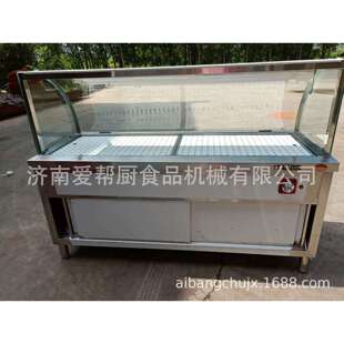 商用快餐不銹鋼保溫售飯臺(tái)二格三格四格五格六格電熱保溫打飯臺(tái)