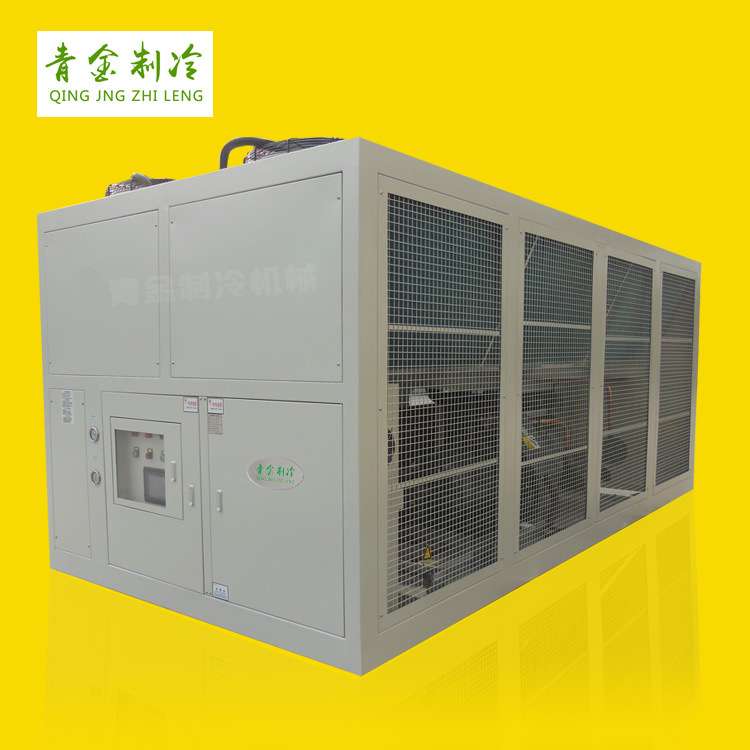 集中供冷注塑冷水机 5度低温出水螺杆式冷水机 工业风冷式冷水机
