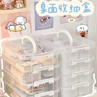 收纳盒储物玩具积木整理箱抽屉分格子小颗粒工具分类盒 零件积木装