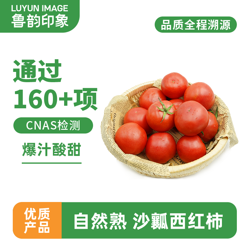 鲁韵忆乡沙瓤西红柿酸甜沙瓤可生吃当季新鲜蔬菜大番茄产地直发