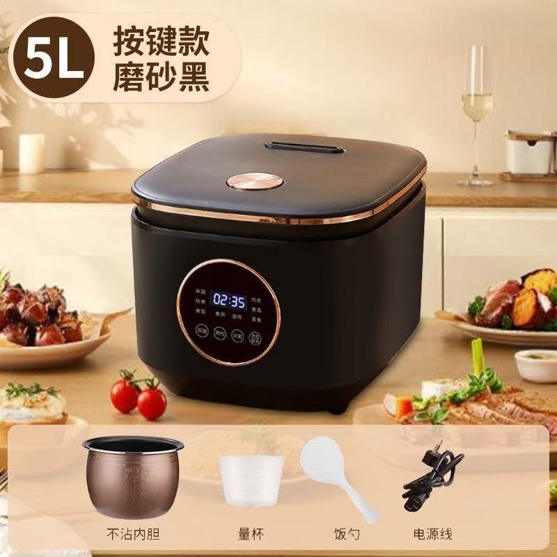 迷你预约电饭煲不粘锅多功能智能家用蒸煮一体塑料美规110V