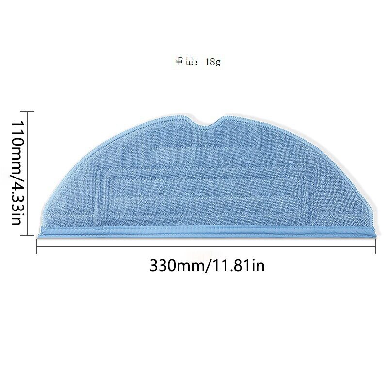 适用于石头扫地机器人配件T7S/T7S PLUS/G10抹布拖布清洁布耗材