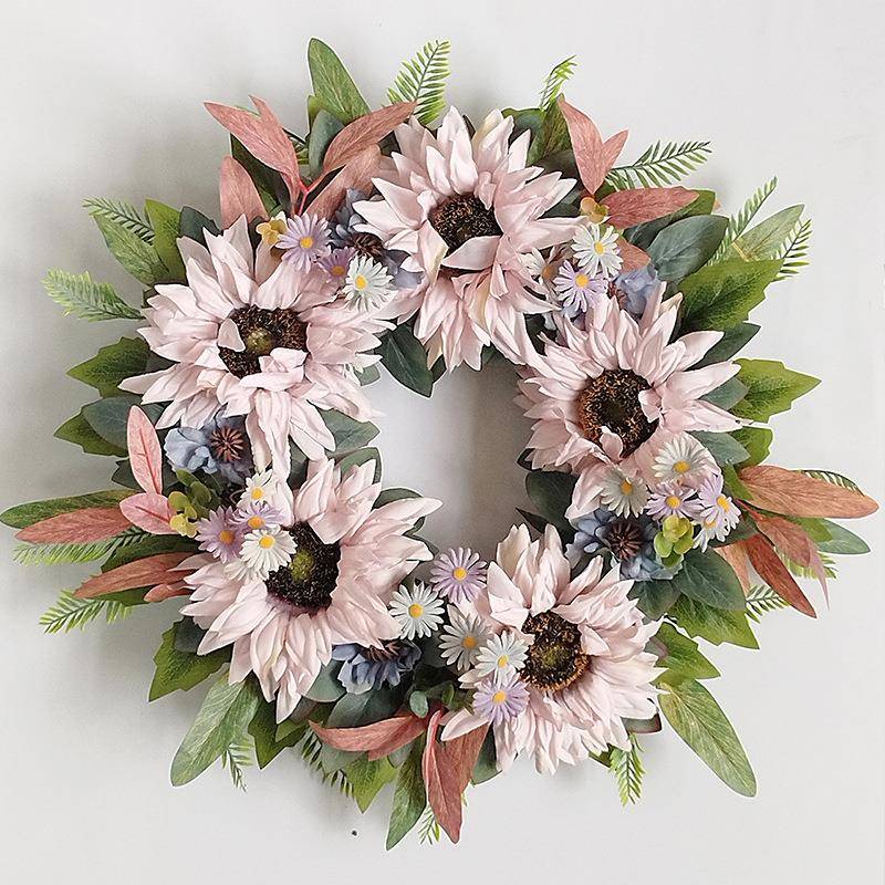 土伏藤编织饰品花环花圈橱窗布置门挂滕条场地布置圣诞花环