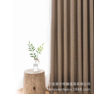 高端试衣间门帘服装店装饰隔断布帘隔断帘商场拱门窗帘布艺