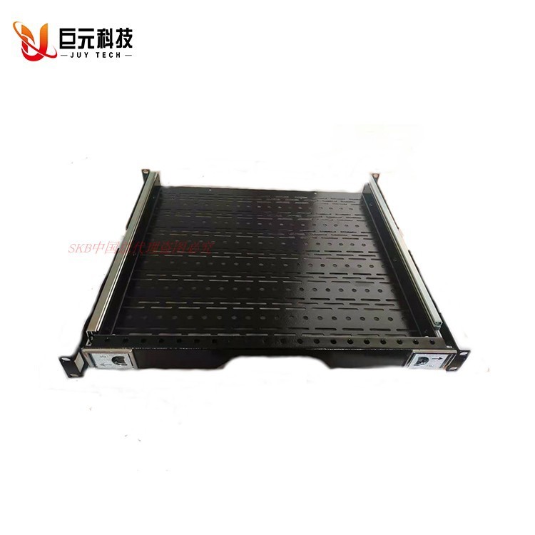 JUY 1U带锁网孔切换台铁抽屉托盘抽拉隔板键盘台SKB机架机柜配件