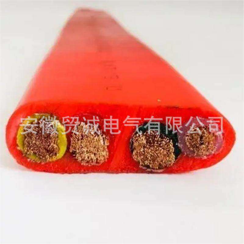 硅橡胶扁电缆YGCB-3*50 起重机行车吊车专用扁平电缆