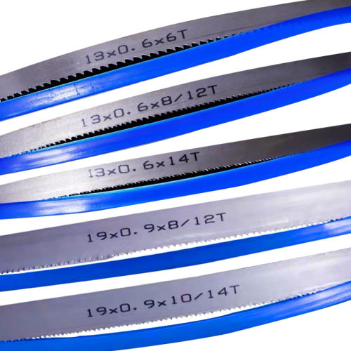 工厂13宽19宽M42q双金属带锯条木工金属合金切割细齿小带锯条