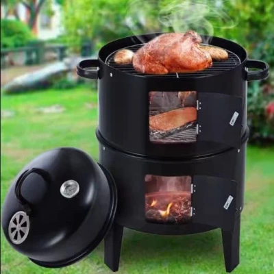 定制加工Smoker oven家用烟熏炉BBQ烧烤炉熏腊肉炉子