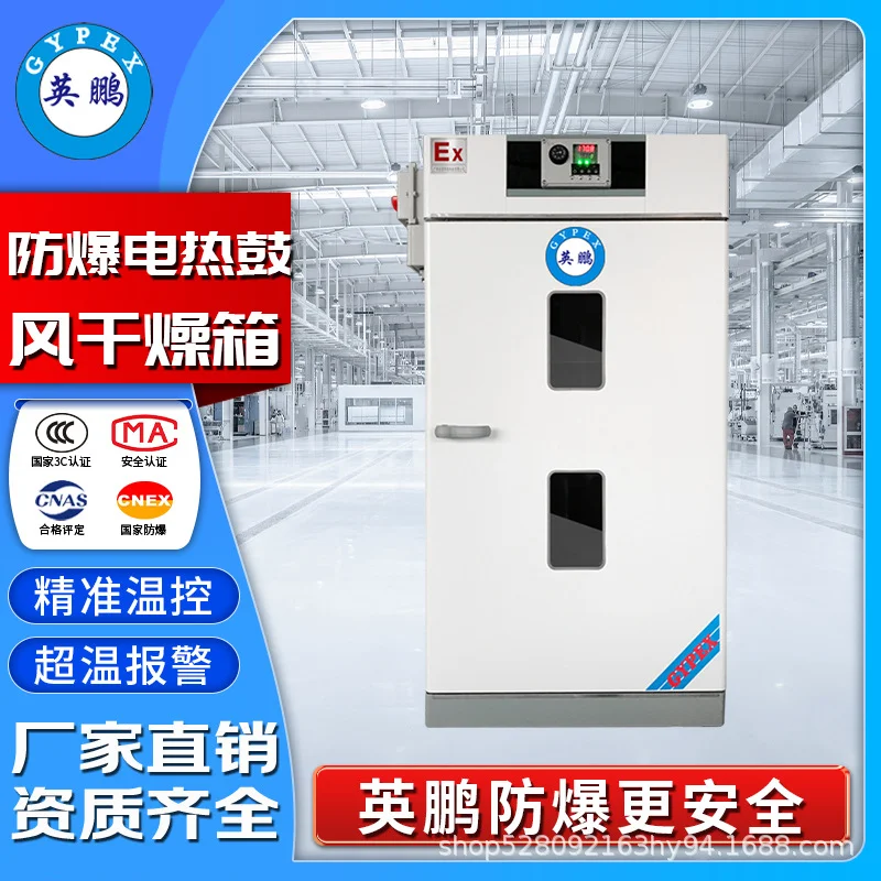 定制英鹏防爆烘箱电热恒温鼓风干燥箱立式制药厂BYP-070GX-3GL