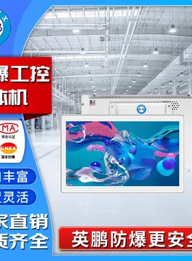 英鹏防爆电脑工控一体机i7处理器EXDN-10YP-i7G1一体电脑4GB/8GB