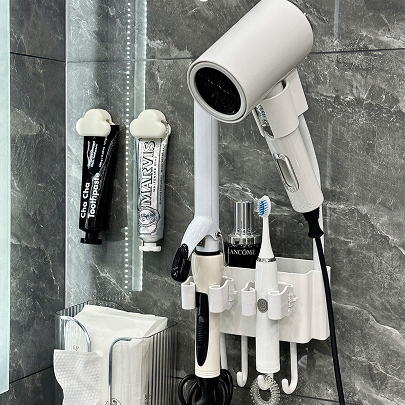 懒人吹风机支架家用免手拿吹风筒电吹风解放双手免打孔壁挂置物架