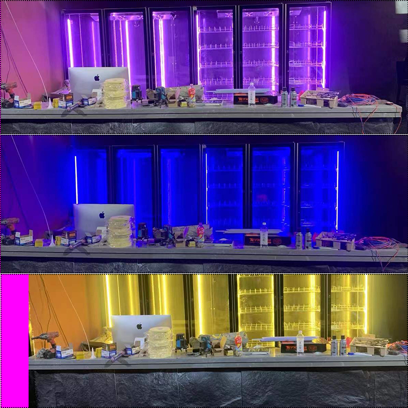 led灯条冰箱饮料柜冰柜冷柜照明防水保鲜柜机箱灯220V啤酒柜灯管