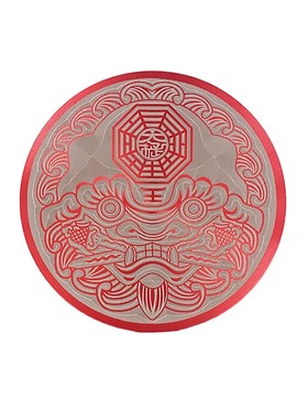 五行海神门福贴大门厕所门对门卫生间卧室贴饰八卦镜家用门口挂件