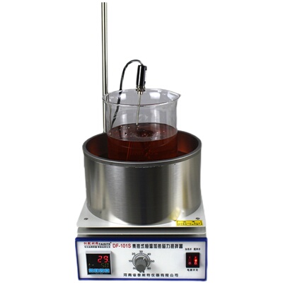 集热式磁力搅拌器 仪锐 3升DF-101S 数显恒温加热油浴锅2L 传感器