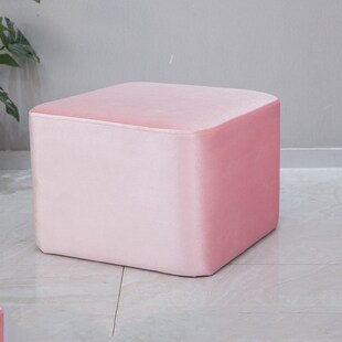 鞋 凳客厅坐墩矮凳沙发脚踏凳方形圆凳子服装 店 凳换鞋 北欧布艺试鞋