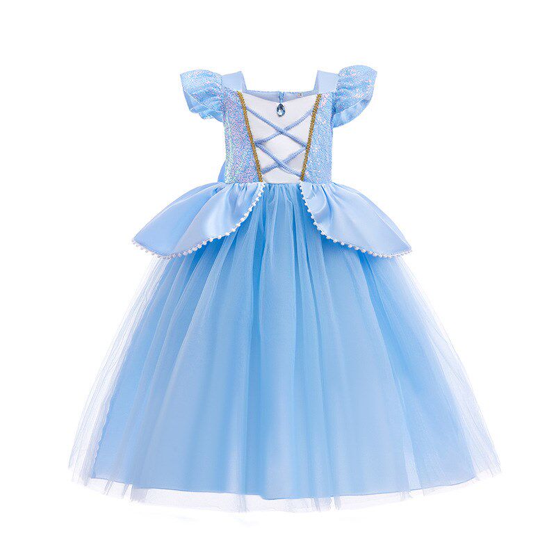 女童彩虹护卫队公主裙晨曦白云寒露连衣裙儿童动画片人物服装表演图片
