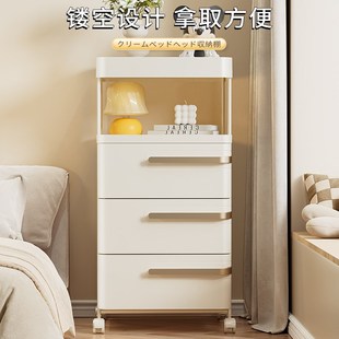 收纳柜多层免安装 抽屉式 塑料五斗柜客厅家用床头置物储物柜子加厚