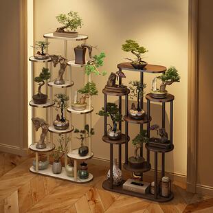 花架子客厅落地式置物架阳台茶室布置高级感盆栽展示架多层花盆架