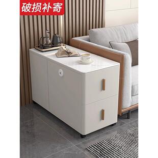 沙发边柜侧边柜轻奢高级感客厅沙发旁边的边柜床头边几小桌子角几