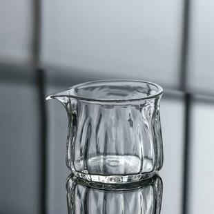 高硼硅玻璃公道杯加厚耐热玻璃小茶杯功夫品茗杯日式家用分茶器