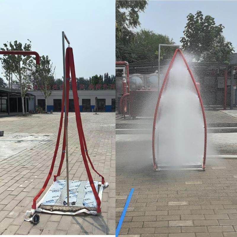 6简易洗消喷淋器厂消防救援学防护服化钢服清洗器不家锈冲CJ-PLQ-