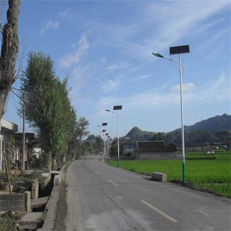 LED6太阳能ZPG路灯新农村节能防水道路灯6米杆灯0W8010W高0W