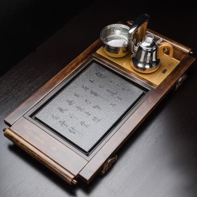 小茶盘带排水茶盘过滤网席个性排水办公室典雅便捷