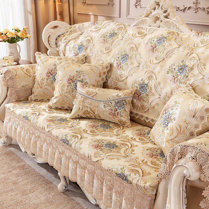 欧式沙发垫套四季通用布艺高档奢华靠背巾贵妃客厅组合全罩盖定制