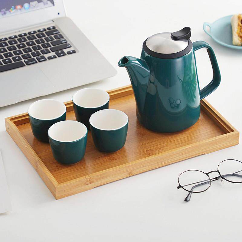 创意陶瓷茶壶单壶泡茶家用茶水分离泡茶壶饭店专用饭厅茶具茶水壶