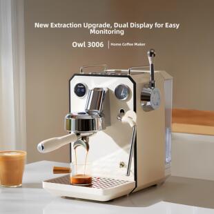 Gemile Crm3006半自动咖啡机家用小型办公室浓缩咖啡