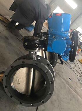 电动铸钢法兰蝶阀智能一体化电动蝶阀厂家河北D941X-16C/10C