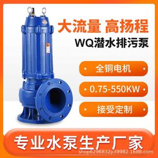 自动搅匀排污泵2.2KW3寸水泵船用排涝污水泵房地产工程潜水泵JYWQ