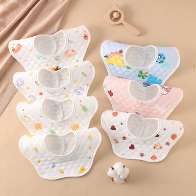 萌森鸭防水口水巾可旋转