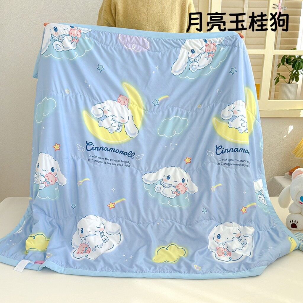 三丽鸥婴儿A类卡通可爱蓝色被子保暖被芯家居床上用品儿童夏凉被