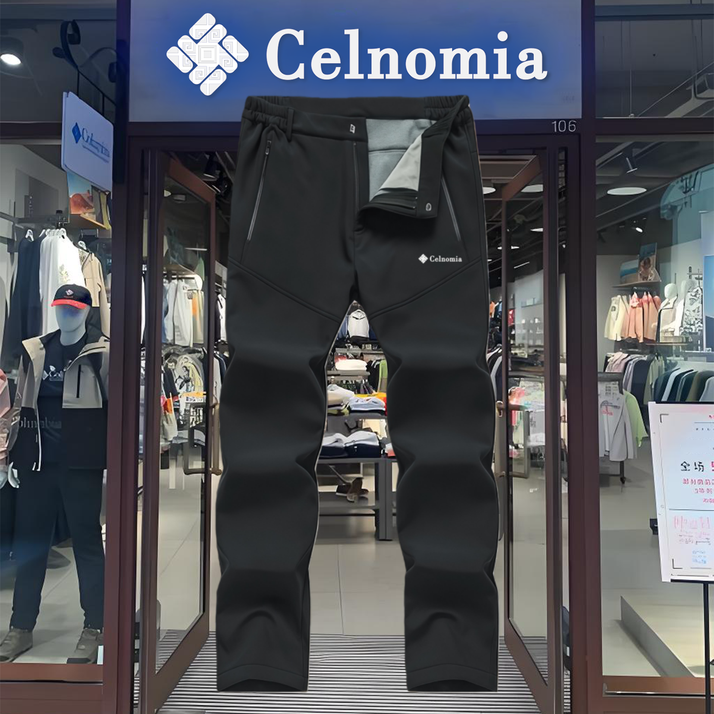 25款男冲锋裤秋冬季保暖加绒加厚大码户外运动防风防水防寒休闲裤