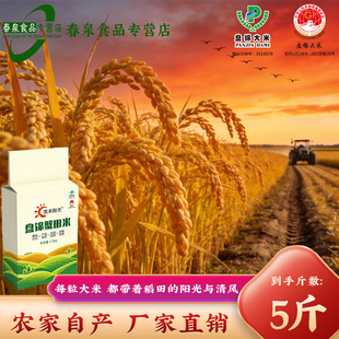 盘锦大米5斤真空装珍珠米之鲜源于稻田长粒香米2斤装农家自产