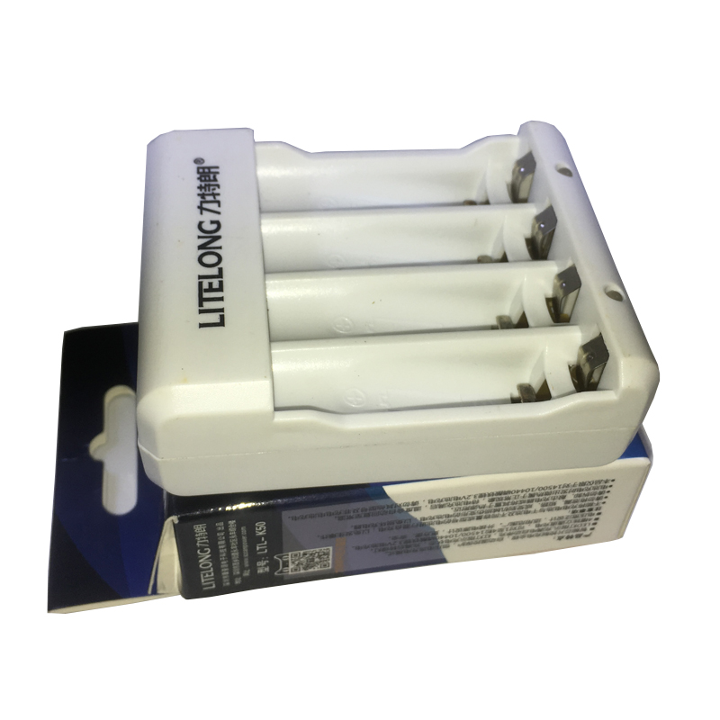 力特朗LITELONG 磷酸铁锂3.2V充电器K20/K50 5号14500 7号10440