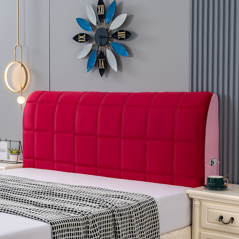 绒布加厚夹棉床头罩现款全包布艺弹力床头套罩沙发靠背靠垫防尘罩,居家布艺,床头罩,淘宝优惠券,粉丝福利购,淘宝优惠卷