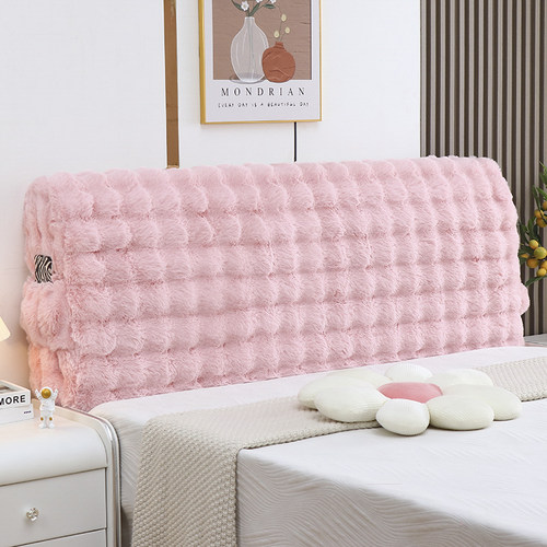 新款泡泡绒全包床头罩柔软舒适