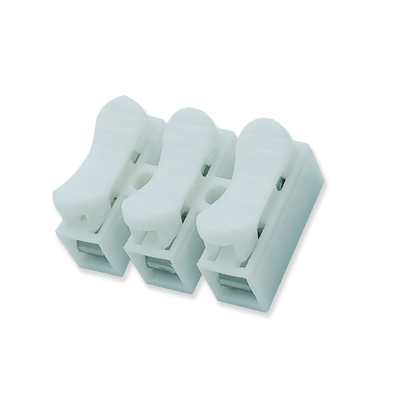 按压式接线端子500只装CH-3电线连接器快速接头LED接线柱并线器