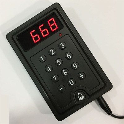 无线排队叫号器 取餐就诊就餐等呼叫系统叫号器键盘315或433