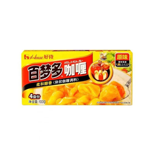 好侍百梦多咖喱块原味100g/盒炒菜炒饭调味酱正宗提味提鲜商用
