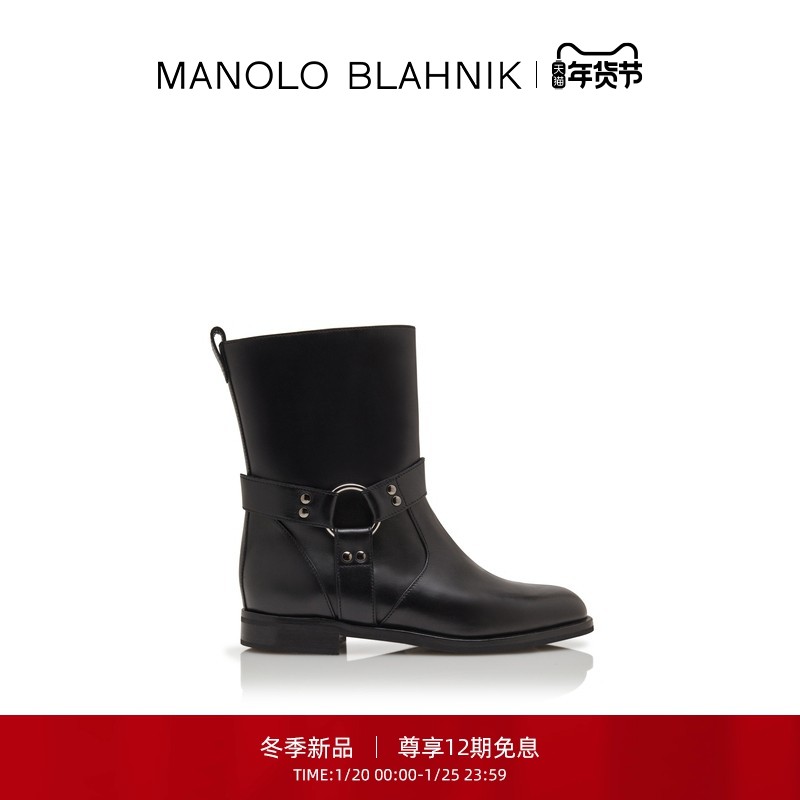 【新年礼物】MANOLO BLAHNIK玛诺洛/MB女鞋CALICA踝靴,女鞋,时装靴,淘宝优惠券,粉丝福利购,淘宝优惠卷