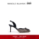 新年礼物 MANOLO BLAHNIK玛诺洛 MB女鞋 HANGISI钻扣高跟凉鞋