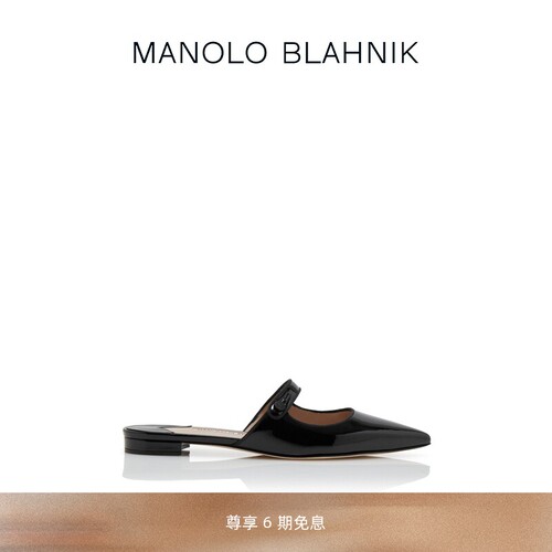 【礼物】MANOLO BLAHNIK玛诺洛/MB女鞋CAMPARI平底凉鞋